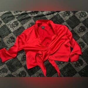 River Island Vibrant Red Blouse